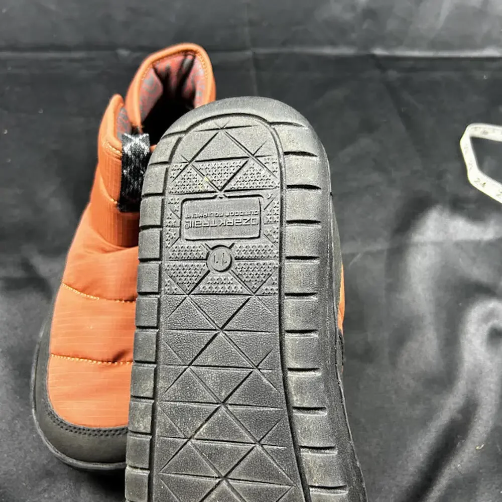 Ozark Trail Men’s Orange Shoes Winter Hiking Outdoor Slipper Boots Size 11